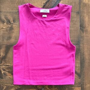Aritzia Babaton contourWomen's Pink Sleeveless Top